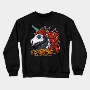 Sugar Skull Unicorn Crewneck Sweatshirt